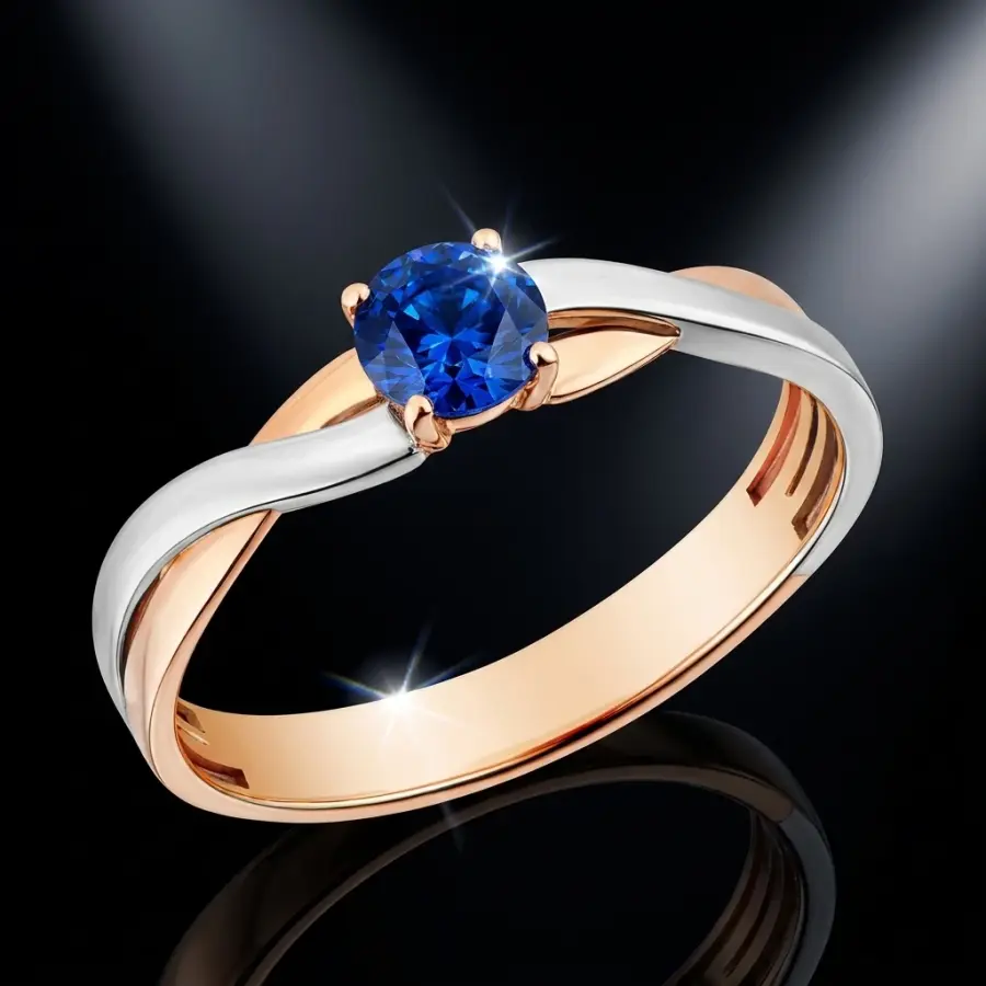 Enlacée Sapphire Ring
