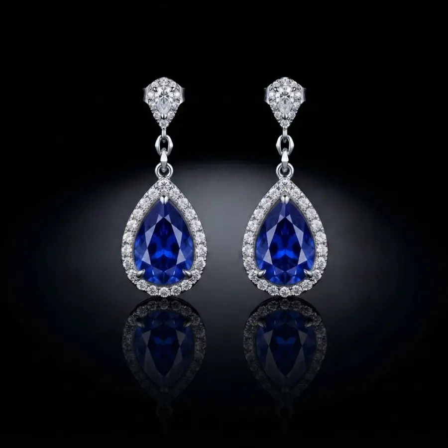 Larme Sapphire Earrings